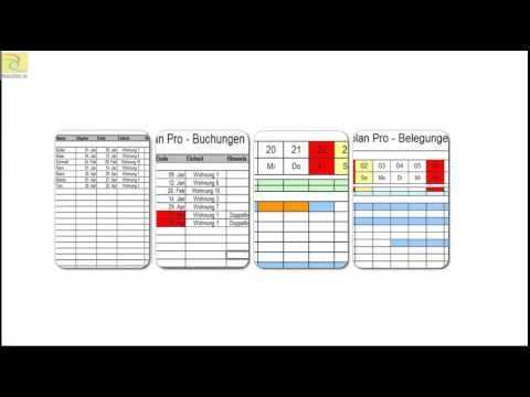 Belegungsplan Excel Erstellen