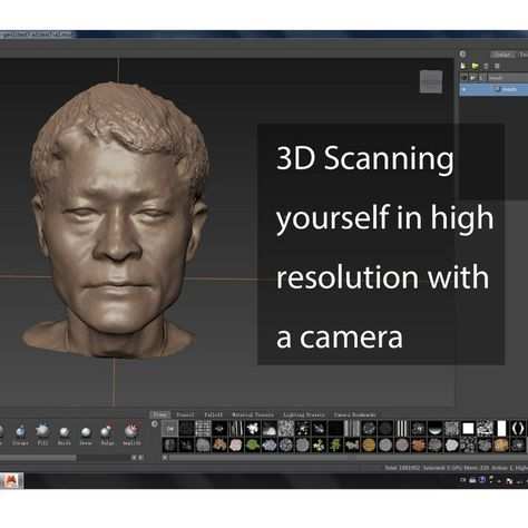 3d Scanning Yourself In High Resolution With A Camera 3d Drucker