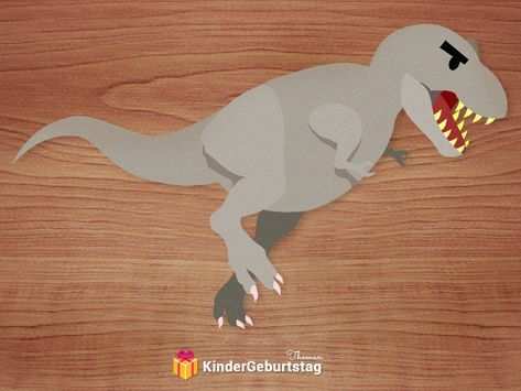 Printable Einladungskarten Zum Dinosaurier Kindergeburtstag