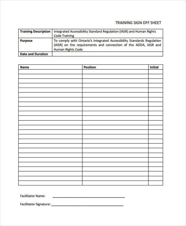 Employee Training Register Templates 9 Free Docs Xlsx Pdf