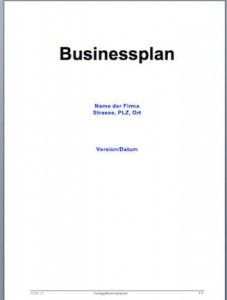 Businessplan Vorlage Schweiz Kostenlos Businessplan Vorlage
