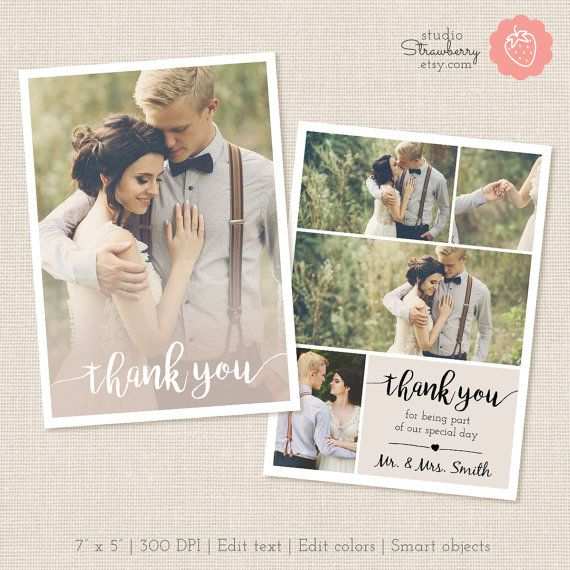 Thank You Card Template Thank You Printable Photography