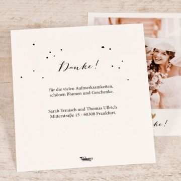 Polaroid Dankeskarte Hochzeit Dankeskarte Hochzeit