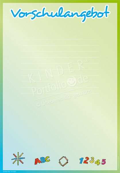 Kindergarten Portfolio Vorlagen Wer Bin Ich Portfolio
