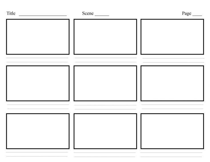 Storyboard Template Printable Find All Storyboard Storyboard
