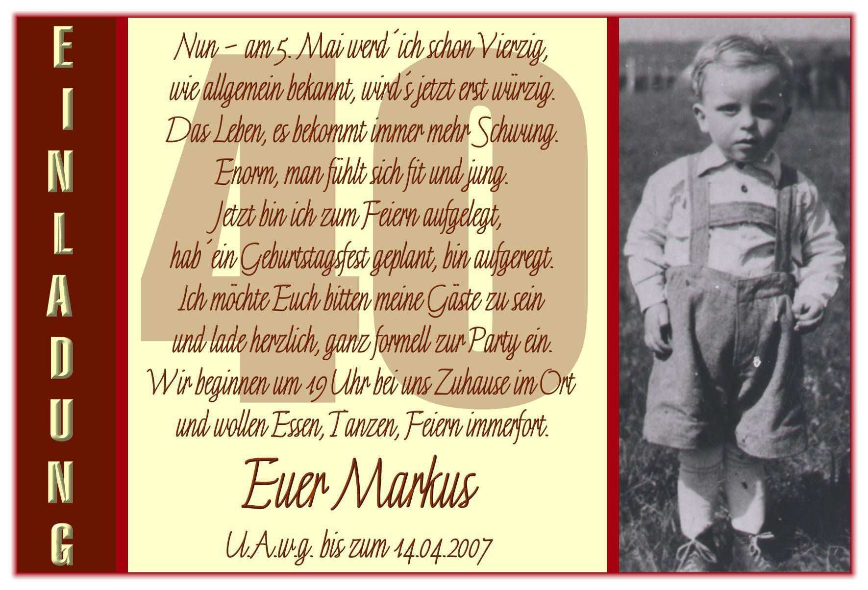 Pin Di Geburtstag Einladung