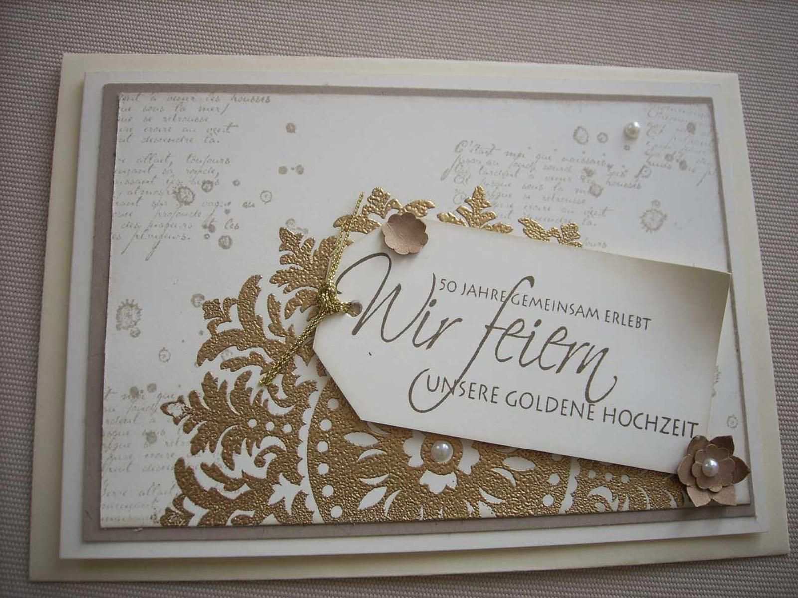 Goldene Hochzeit Kostenlos Einladungskarten Goldene Hochzeit