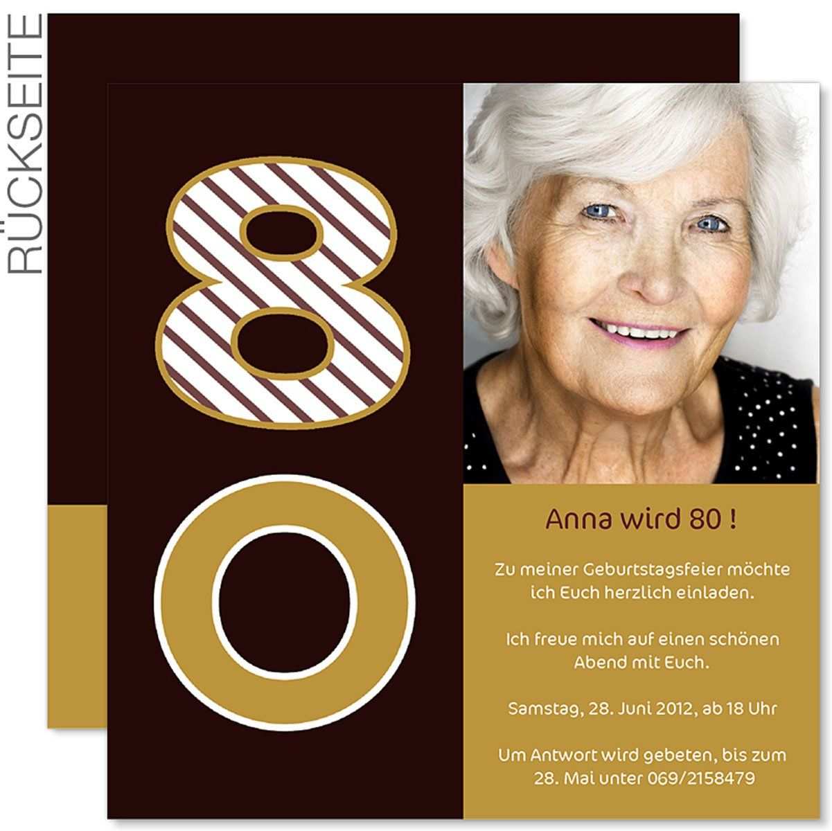 Einladung 80 Geburtstag Word Vorlage Einladung 80 Geburtstag