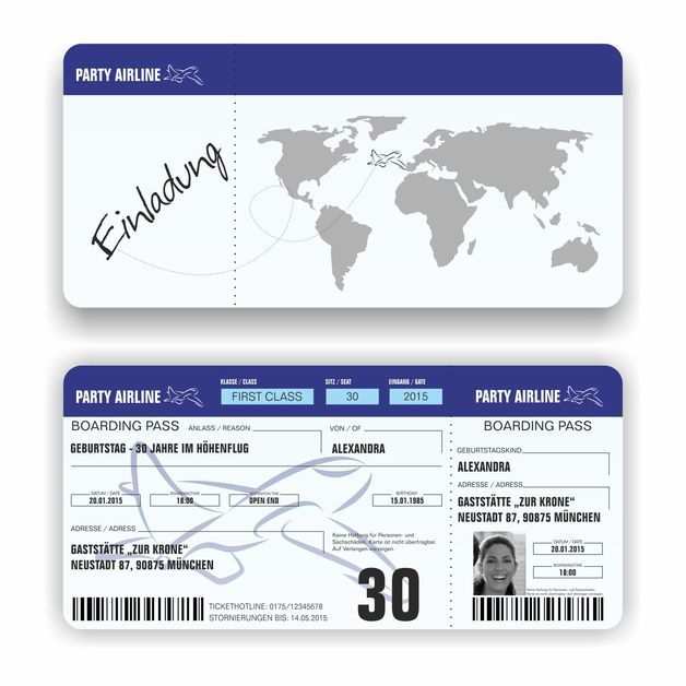 10 Boarding Pass Templates Free Printable Samples Examples In