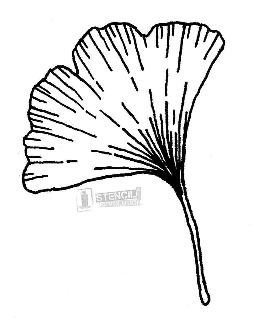 Download Your Free Ginkgo Leaf Stencil Here Save Time And Start
