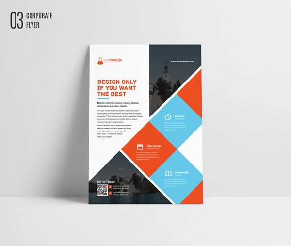 Free Indesign Template Corporate Flyer Brochure