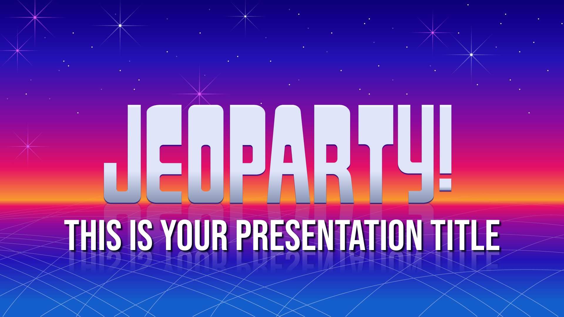 Jeopardy Google Slides Template