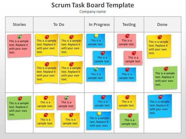 Kanban Board Excel