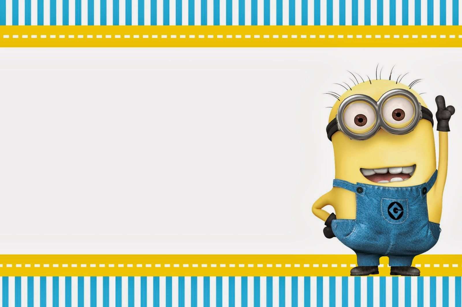 Despicable Me Invitations And Party Free Printables Minion