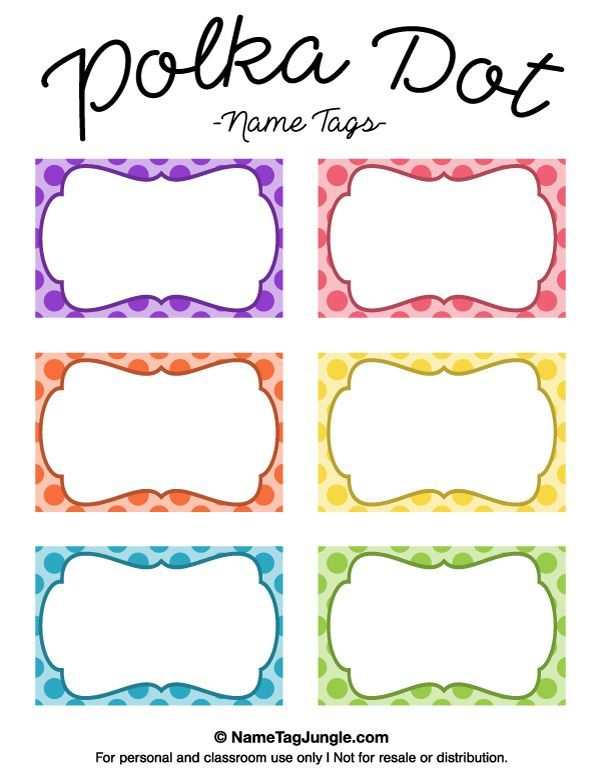 Name Labels Templates Free Name Tag Templates Tag Templates