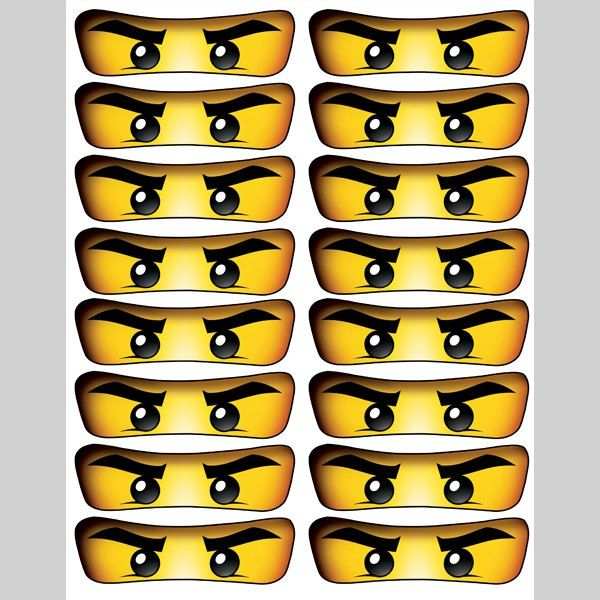 Ninjago Eyes Printable Pdf Free