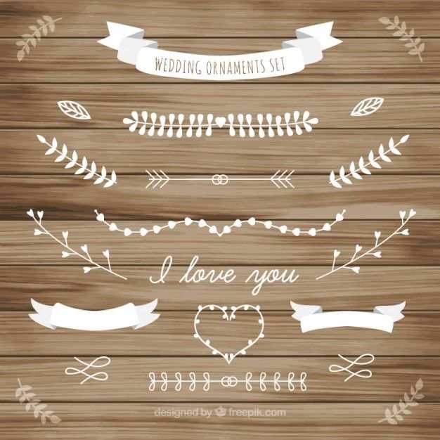 Word Clip Art Wedding Embellishments Digital Clip Art Clipart
