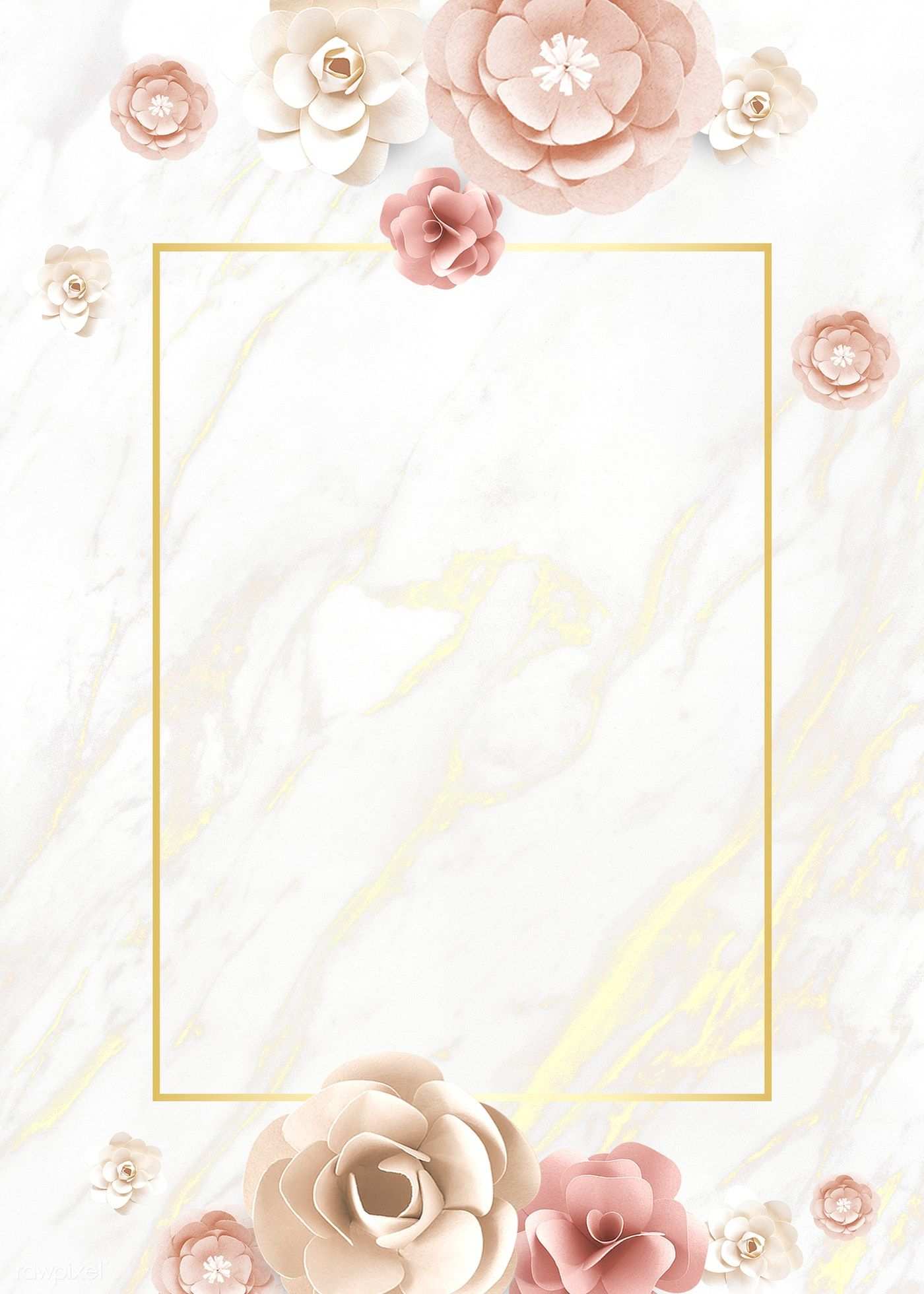 Download Premium Illustration Of Paper Craft Flower Element Card