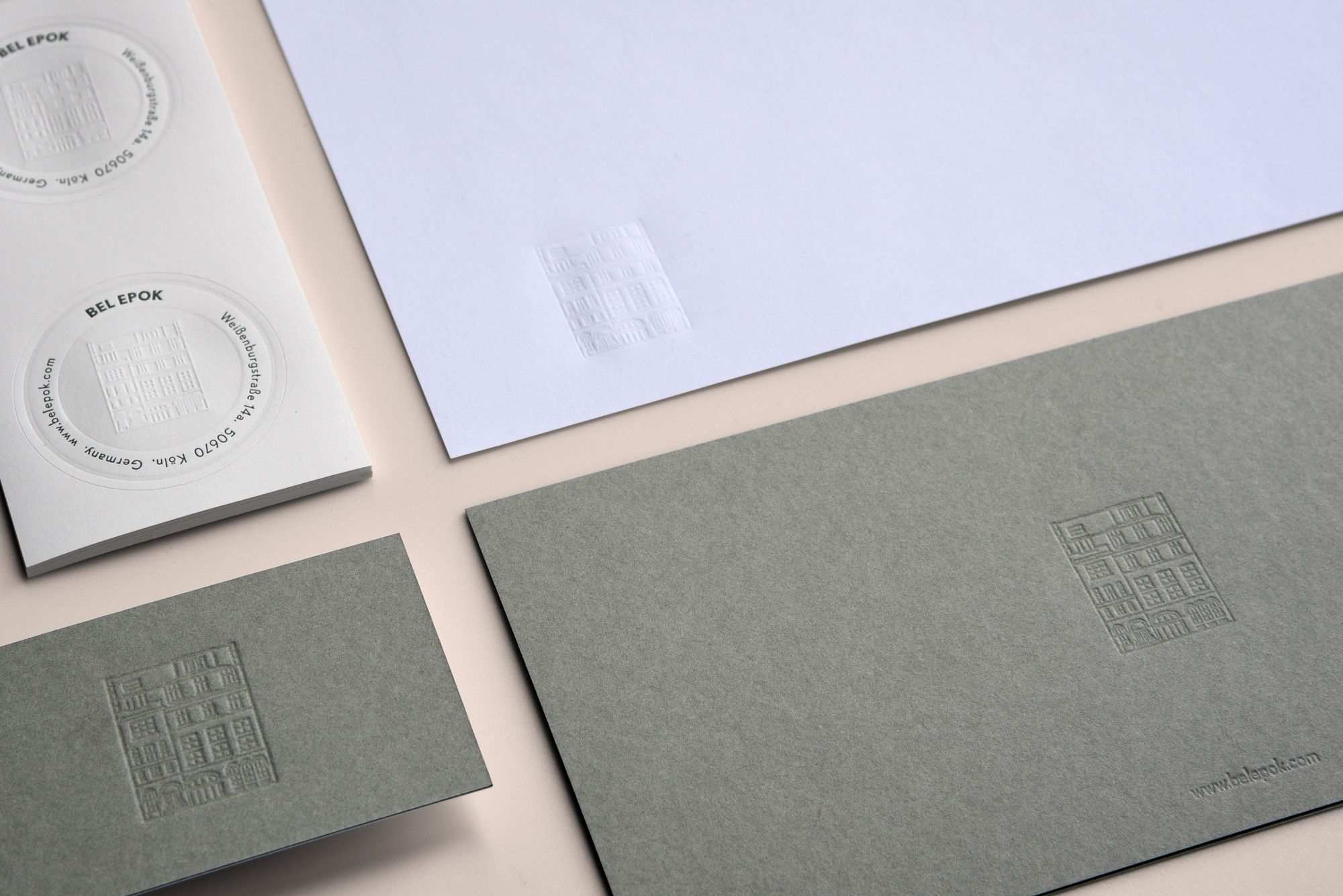 Drucktechnik Letterpress Papier Visitenkarte Gmund Colors 21