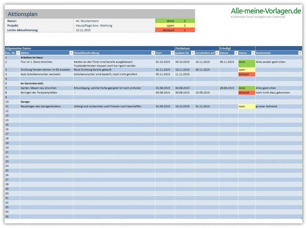 Aktionsplan Excel Vorlage Terminplaner Vorlage Vorlagen