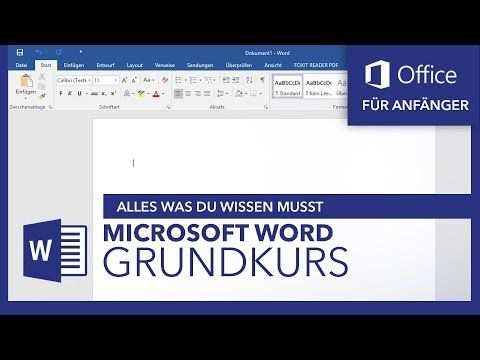 Microsoft Word Grundkurs Fur Anfanger Alles Was Du Wissen Musst