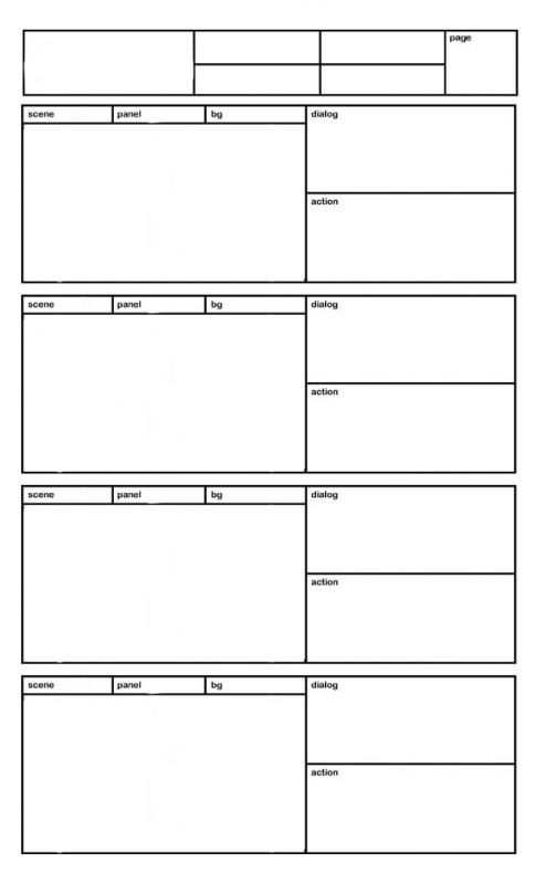 Professional Film Storyboard Template Storyboard Template