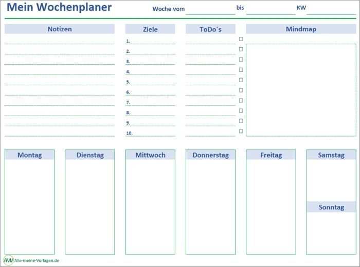 Zeitmanagement Druckvorlagen Vorlagen Tagesplanung