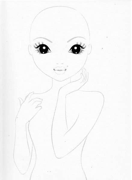 Pin Von Redaviqui Davilli Auf Sketches Topmodel Ausmalbilder