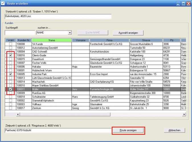 Tourenplanung Mit Excel Tabelle