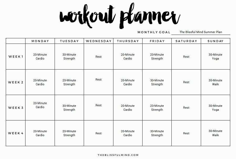 Workout Schedule Template Excel Elegant 9 Excel Workout Templates