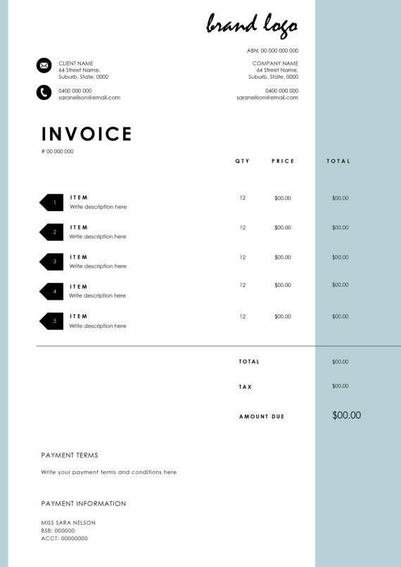 The Nelson Invoice Template Receipt Ms Word Receipt Template