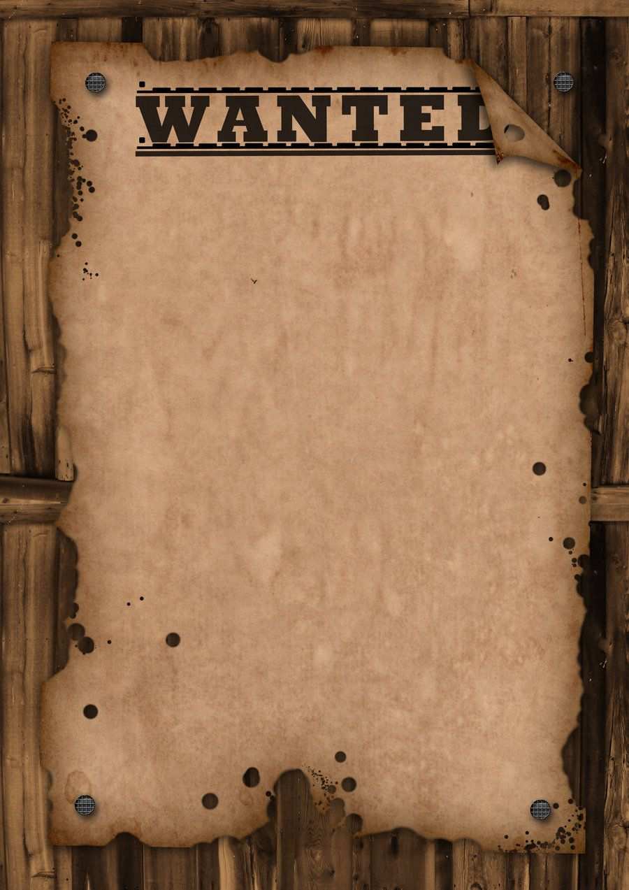 Wanted Poster Template Wanted Template By Maxemilliam