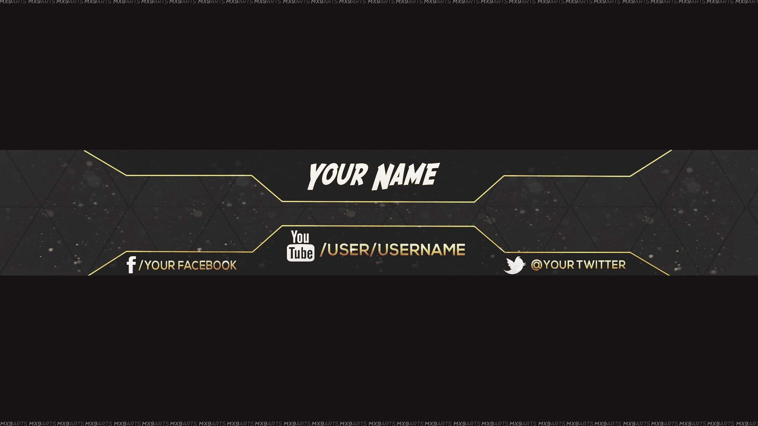 youtube banner template