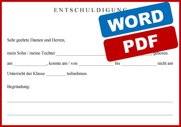 Entschuldigung Schule Wegen Beerdigung Muster