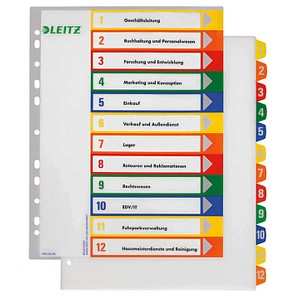Leitz Register 1 12 Vorlage Word