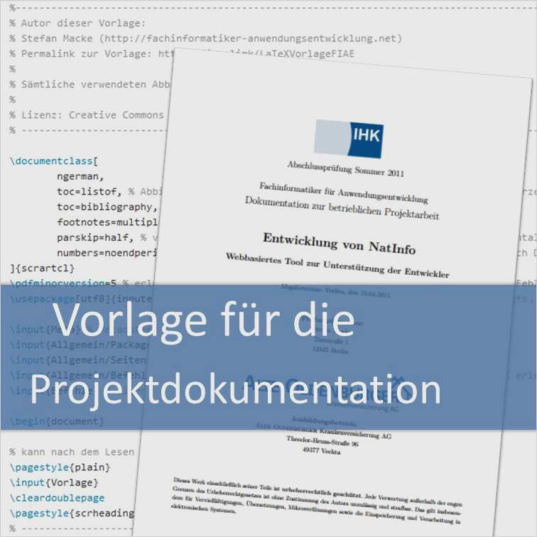 Projektdokumentation Vorlage Word
