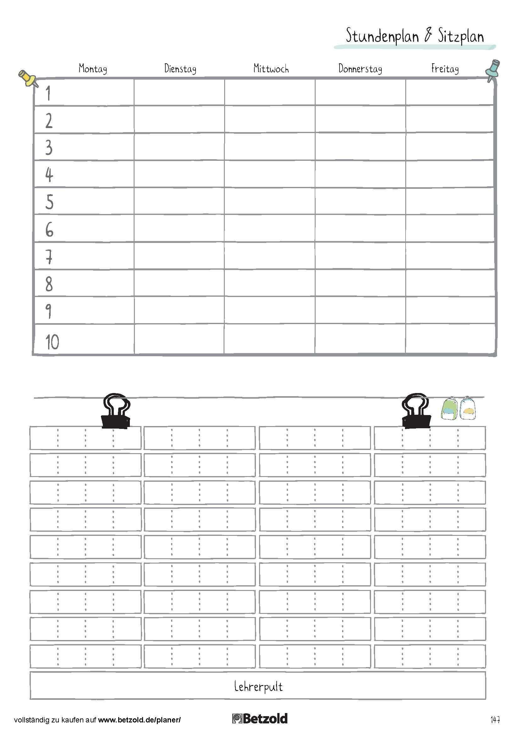 Stundenplan Uni Vorlage Excel